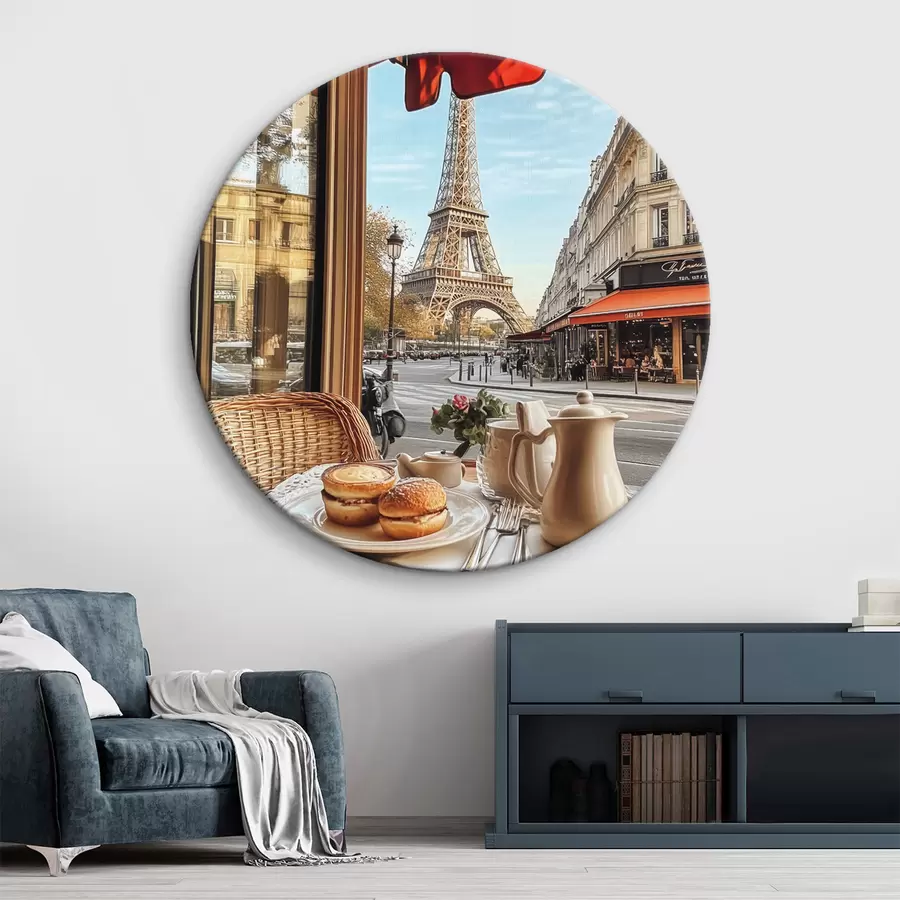 murales de pared Desayuno en París r44224