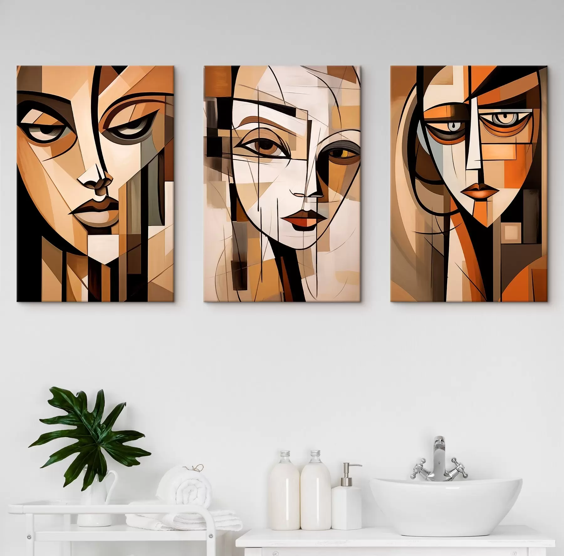 murales de pared Facetas de la emoción m00453