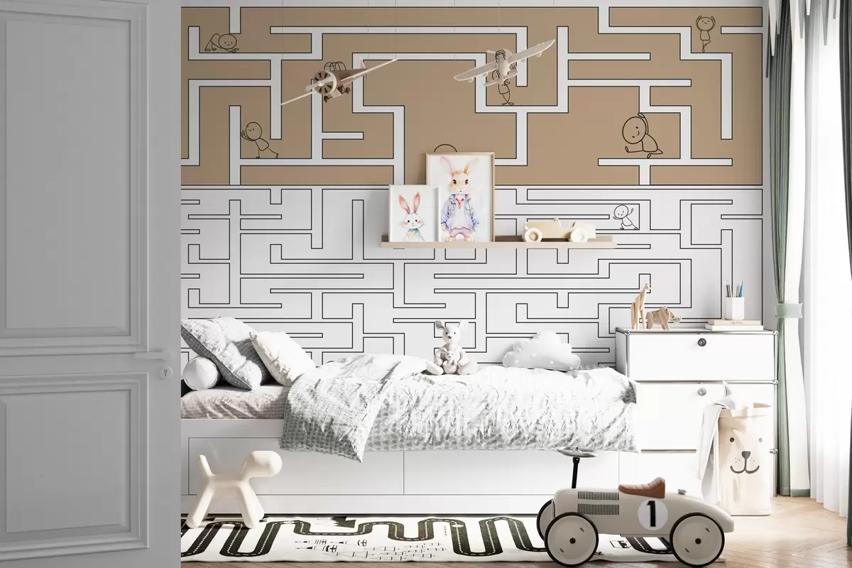 murales de pared Laberinto w03873