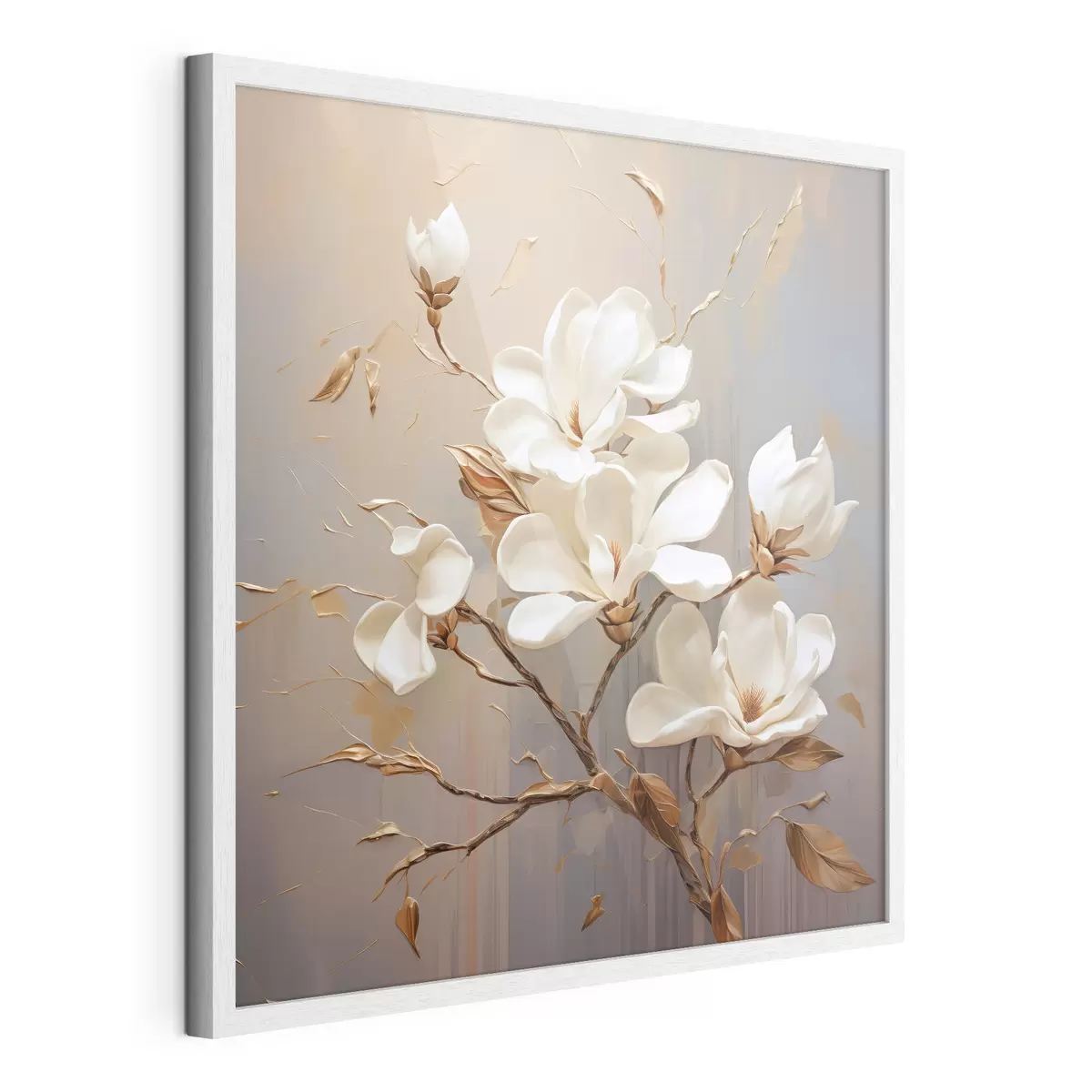 Poster Magnolias en tonos cálidos f43896