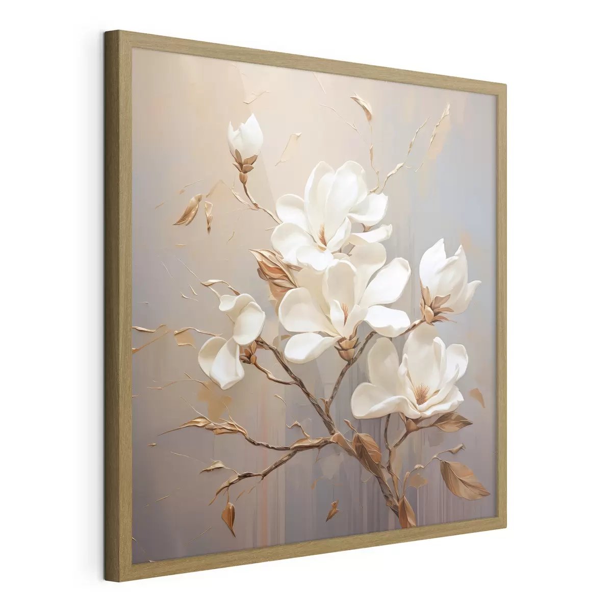 Poster Magnolias en tonos cálidos f43896