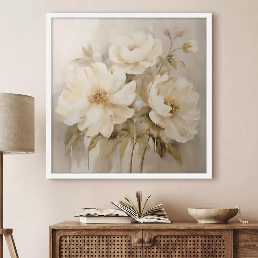 murales de pared Abrazo blanco f44043