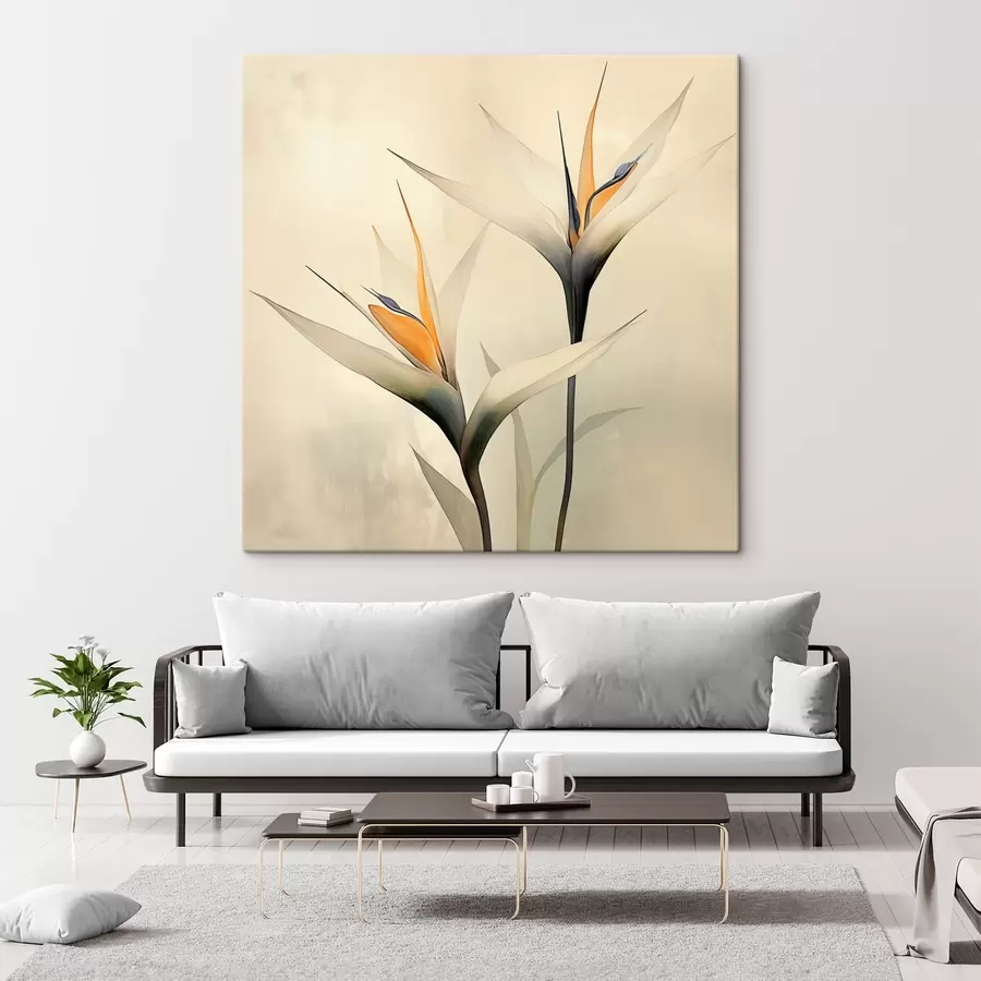 murales de pared Flores insólitas y elegantes s44243