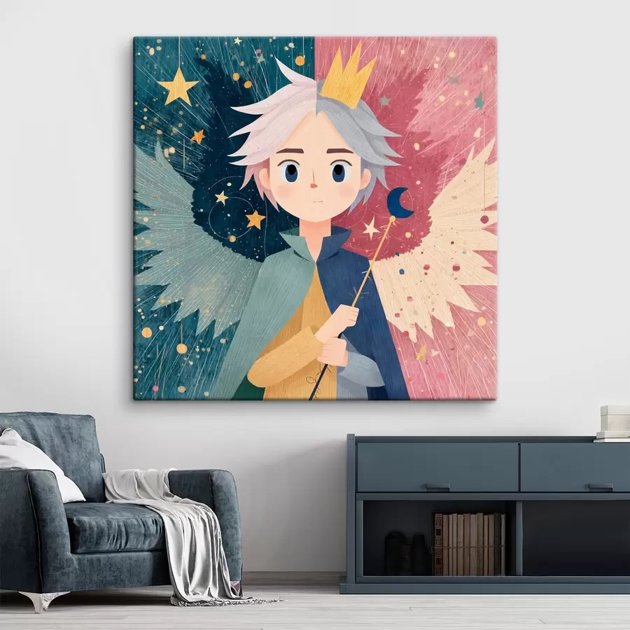 murales de pared Dualidad en el estilo de fantasía s44245