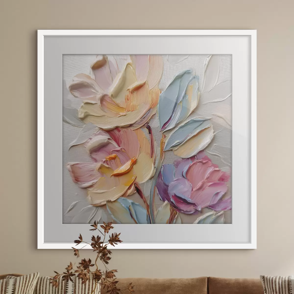 Poster Pétalos en pastel f44240