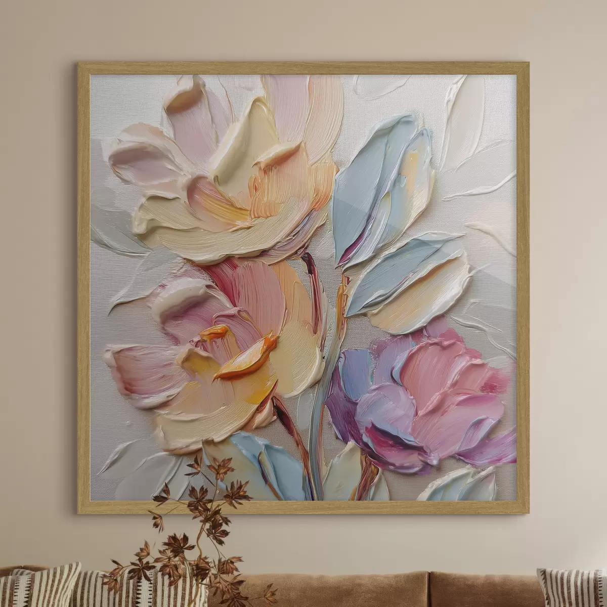 Poster Pétalos en pastel f44240