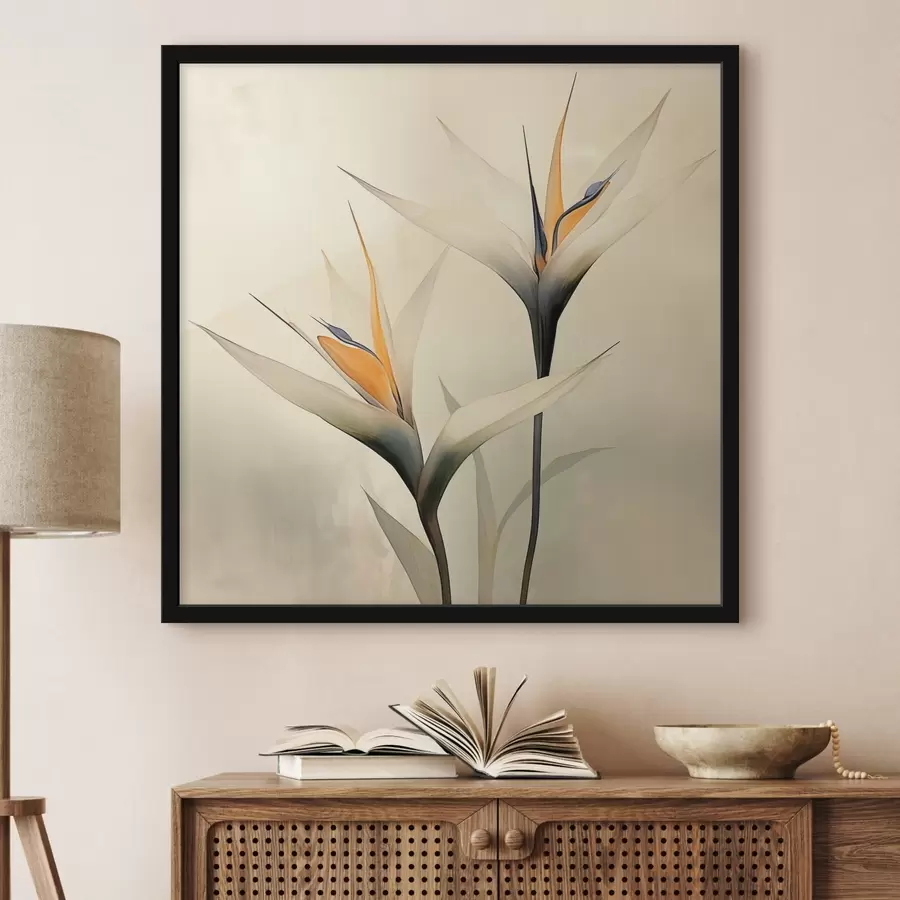 murales de pared Flores insólitas y elegantes f44243