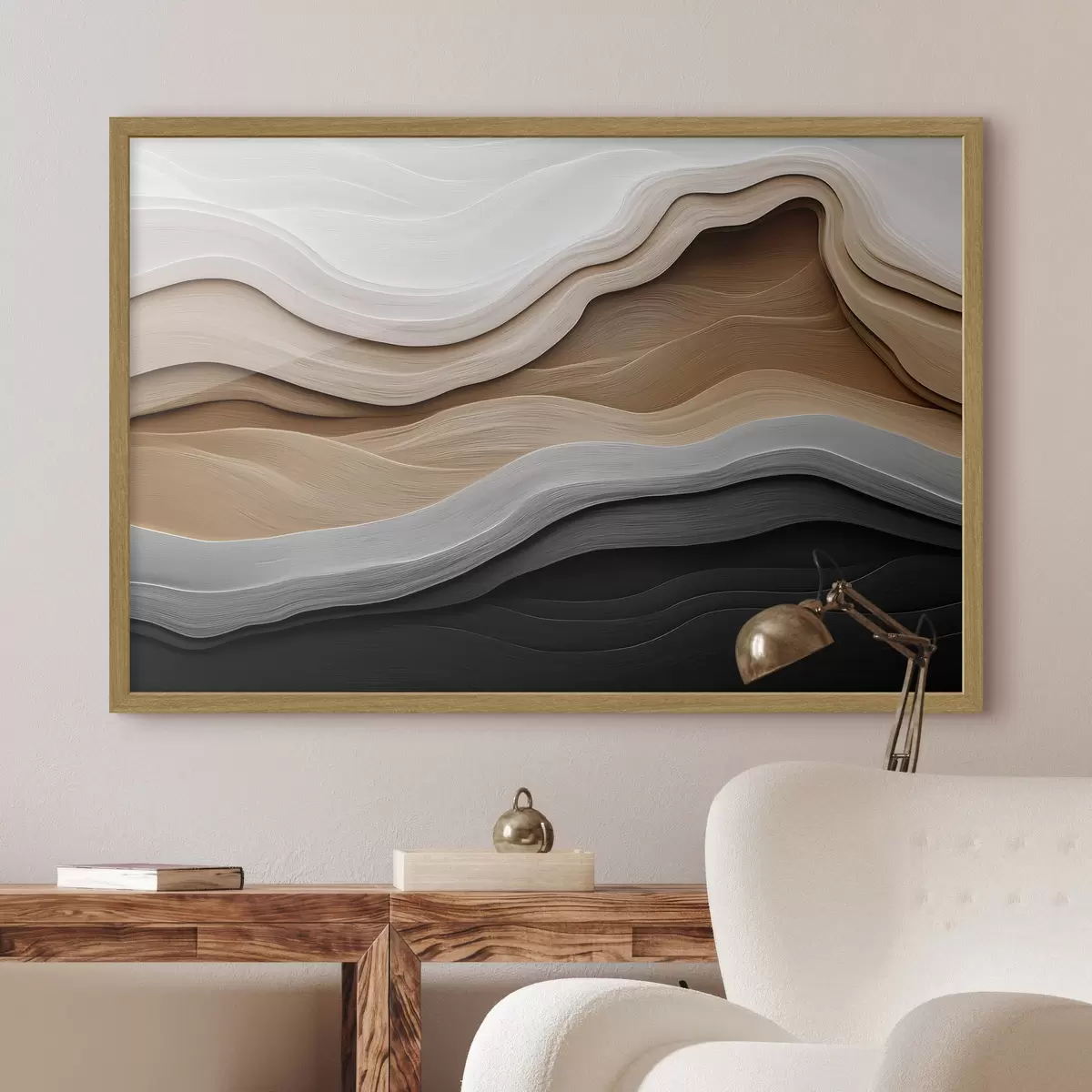 Poster Ondas abstractas f44258