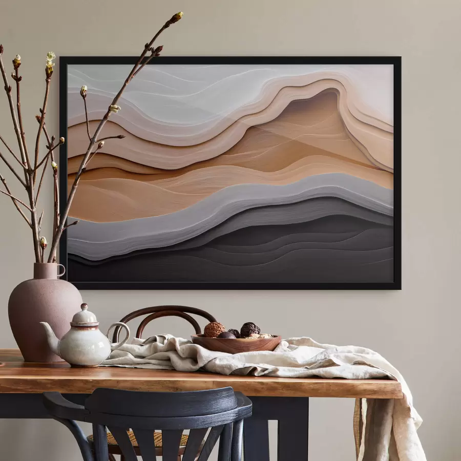 murales de pared Ondas abstractas f44258