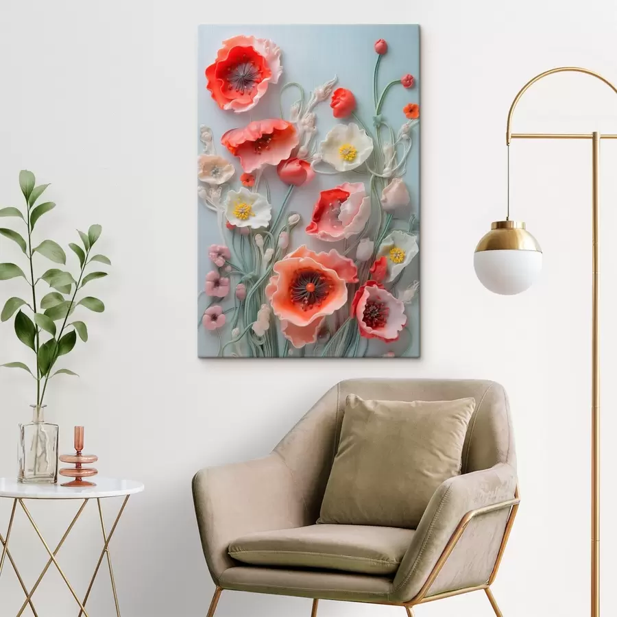 murales de pared Amapolas de campo s44295