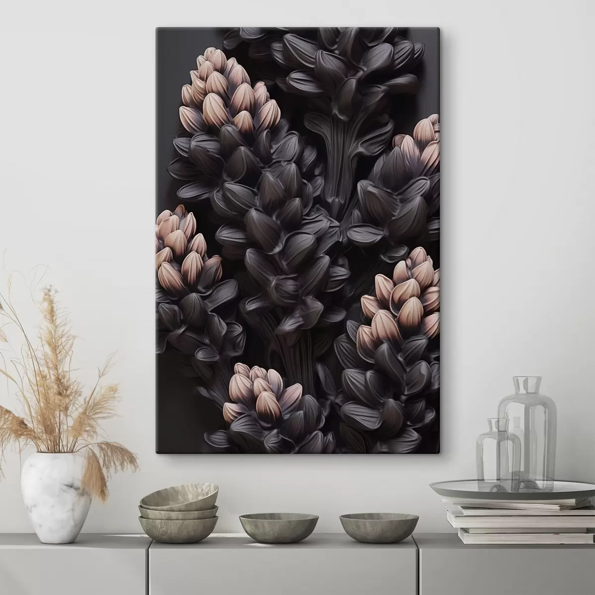 murales de pared Flores oscuras s44296