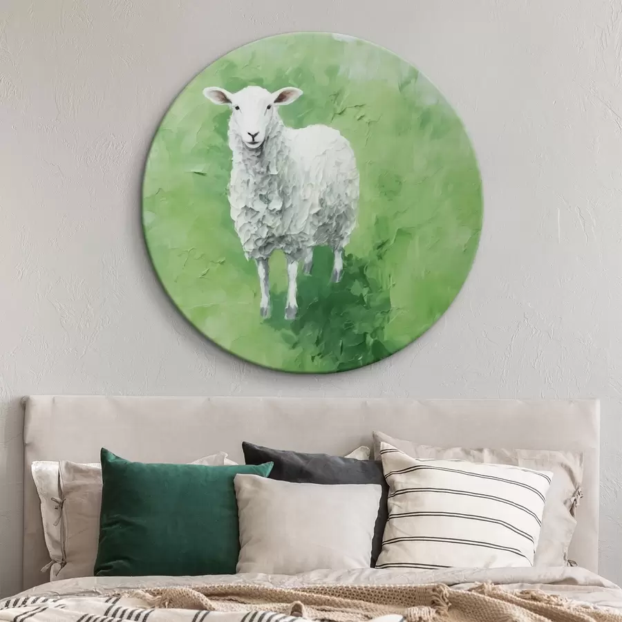 murales de pared Ovejas en el campo r44284