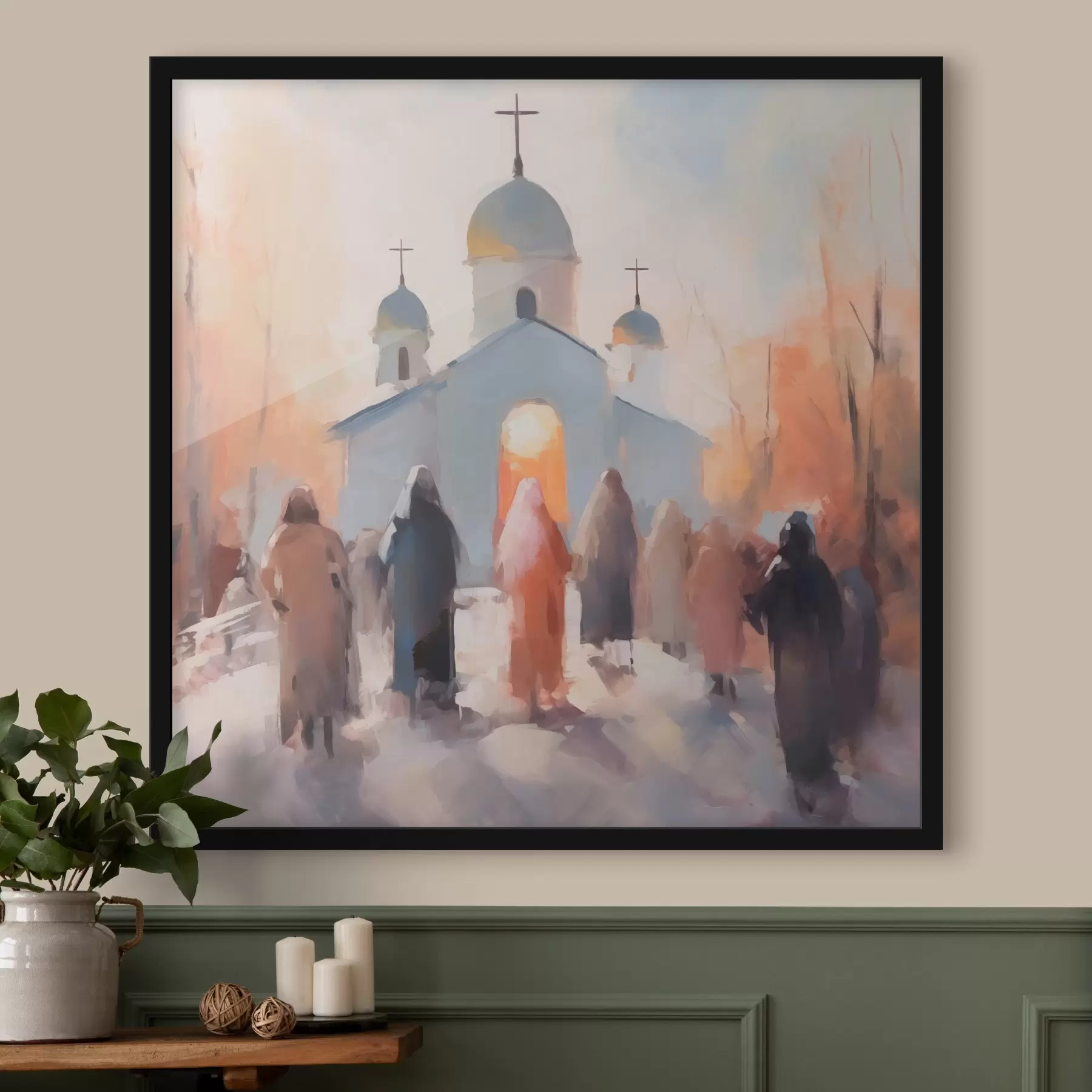 murales de pared Iglesia f44286