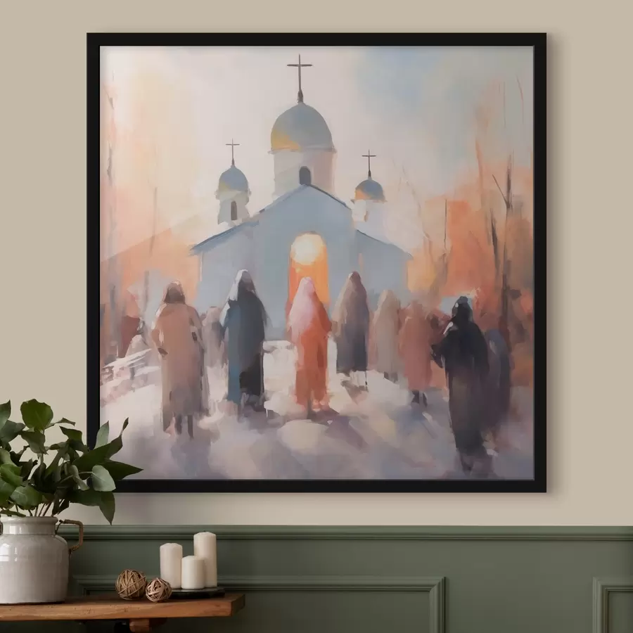 murales de pared Iglesia f44286