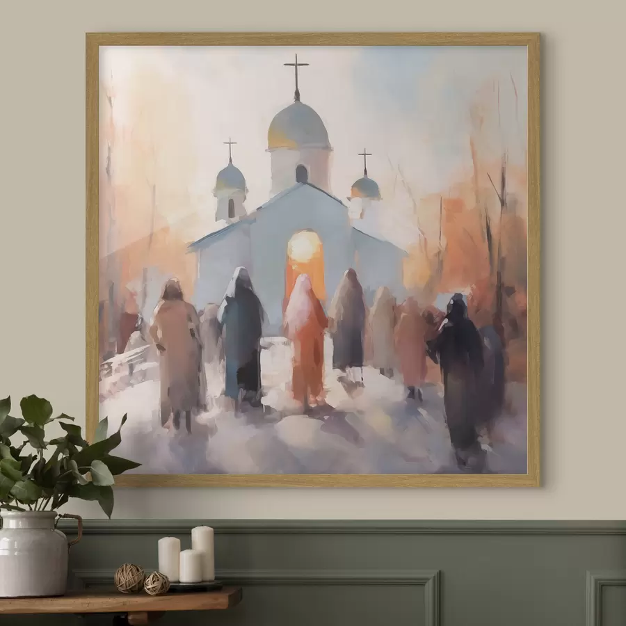 murales de pared Iglesia f44286