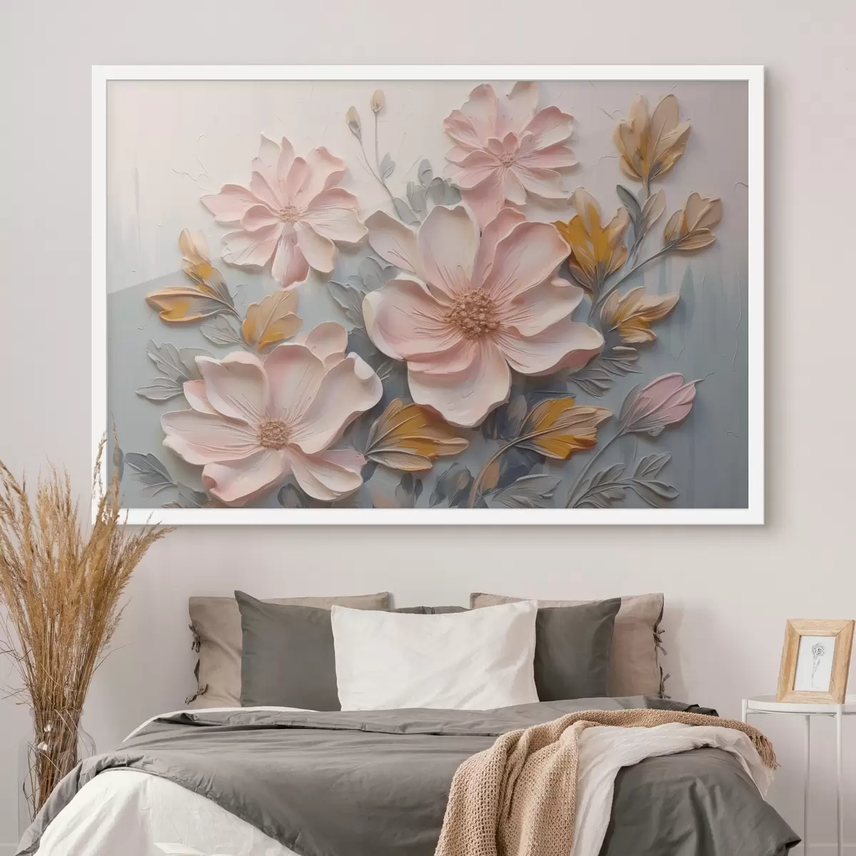 Poster Pintura imitación flores f44289