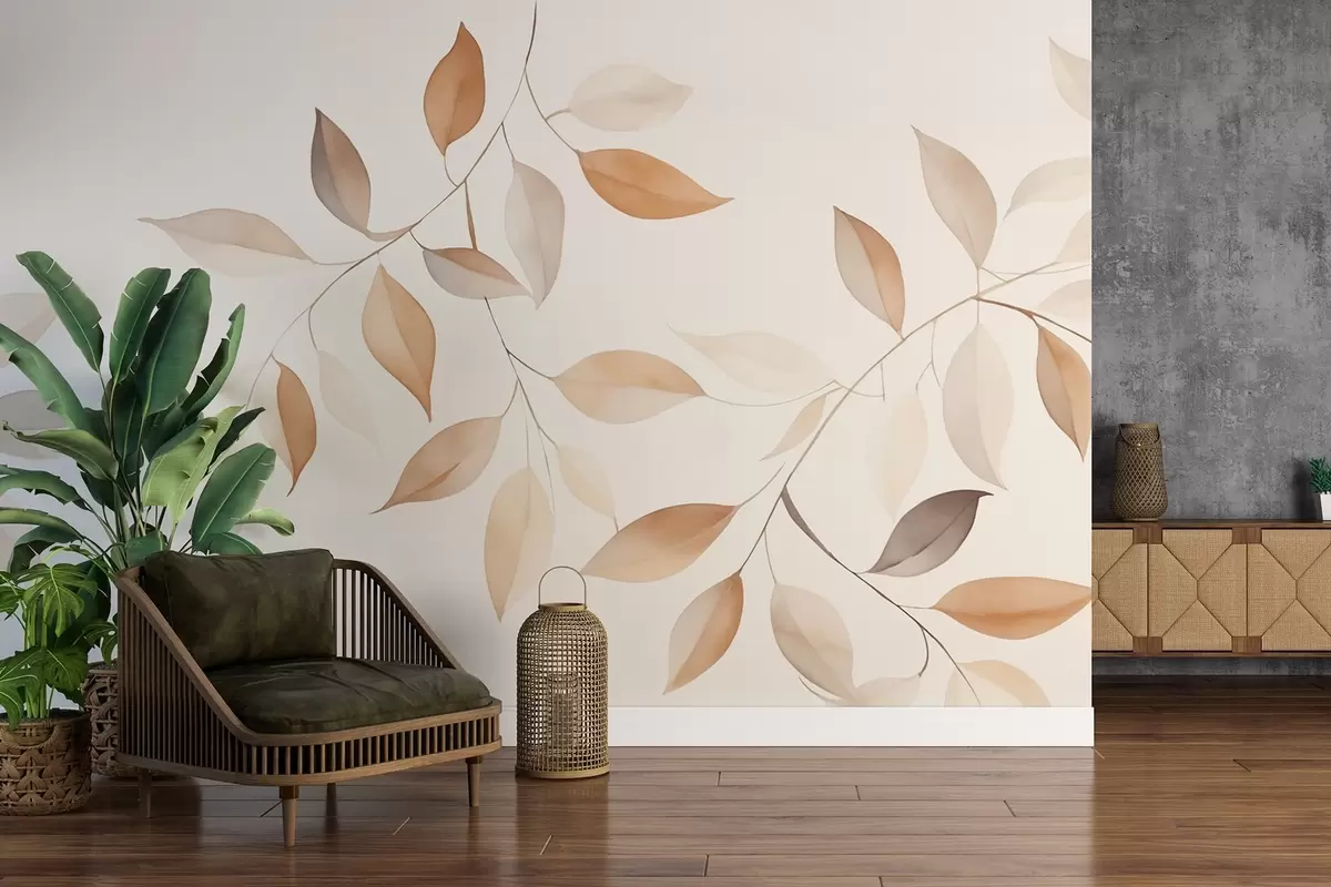 murales de pared Hojas w03892