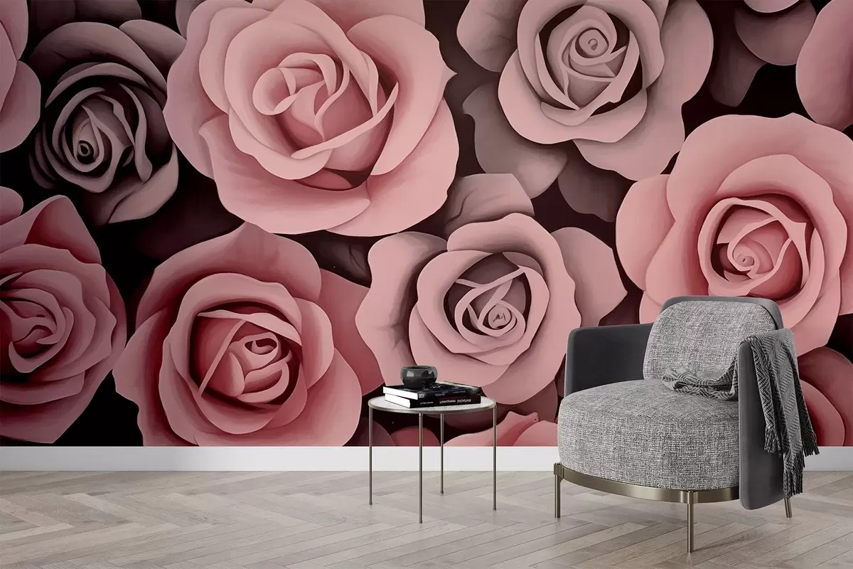 murales de pared Rosas w03893