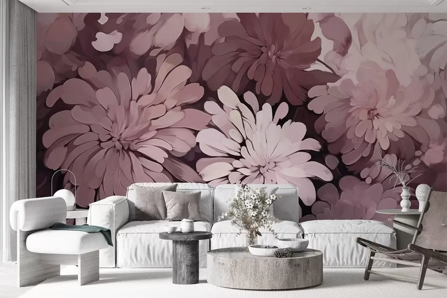murales de pared Flores grandes w03894