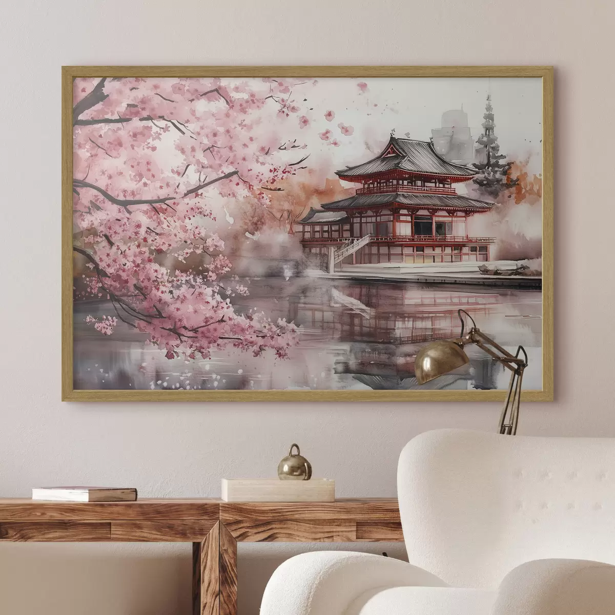 Poster Primavera en la pagoda f44310