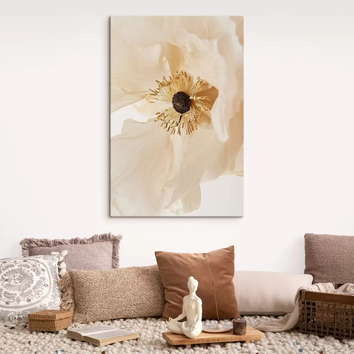 murales de pared El centro de la flor s44318