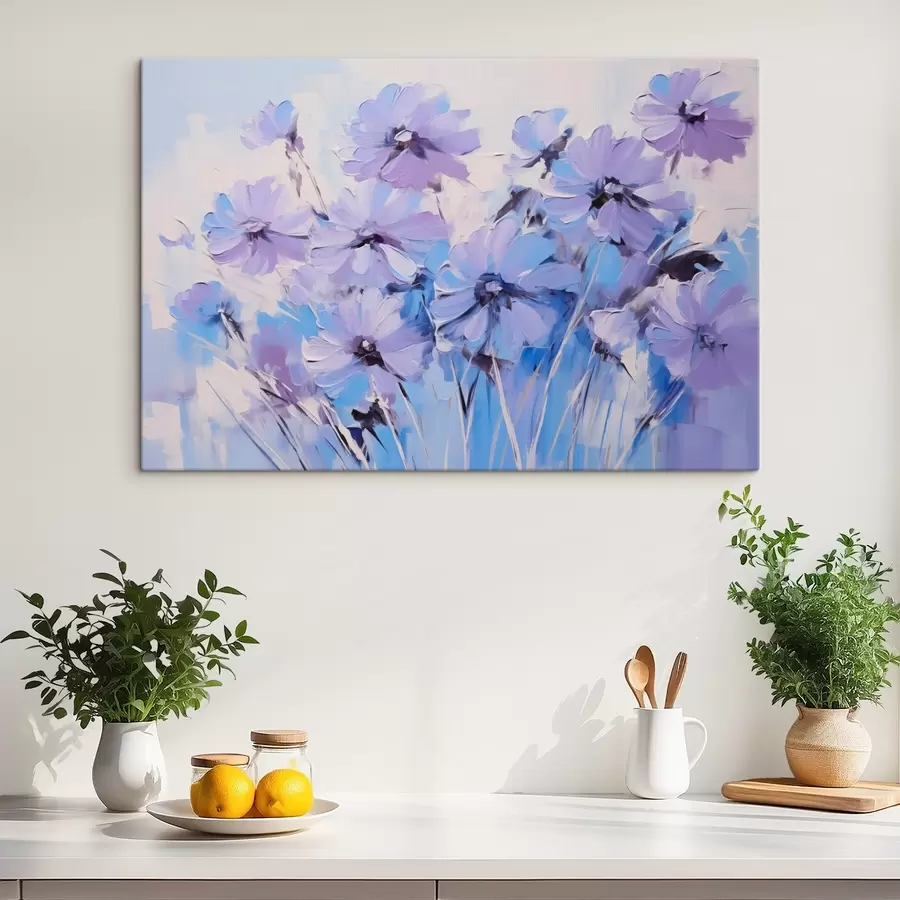 murales de pared flores silvestres s44373