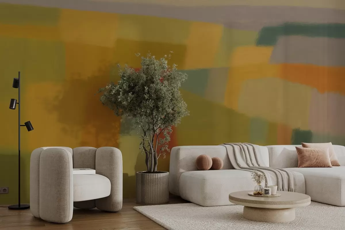 murales de pared paisaje abstracto w03966