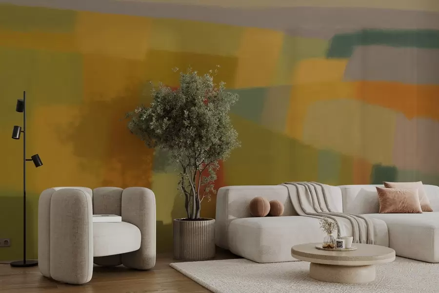 murales de pared paisaje abstracto w03966