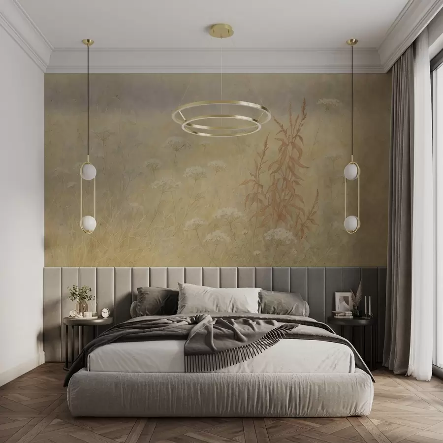 murales de pared Campo de acuarela w03972