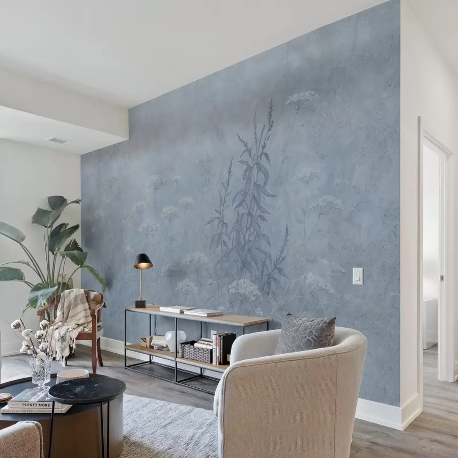 murales de pared Campo de acuarela w03972v1