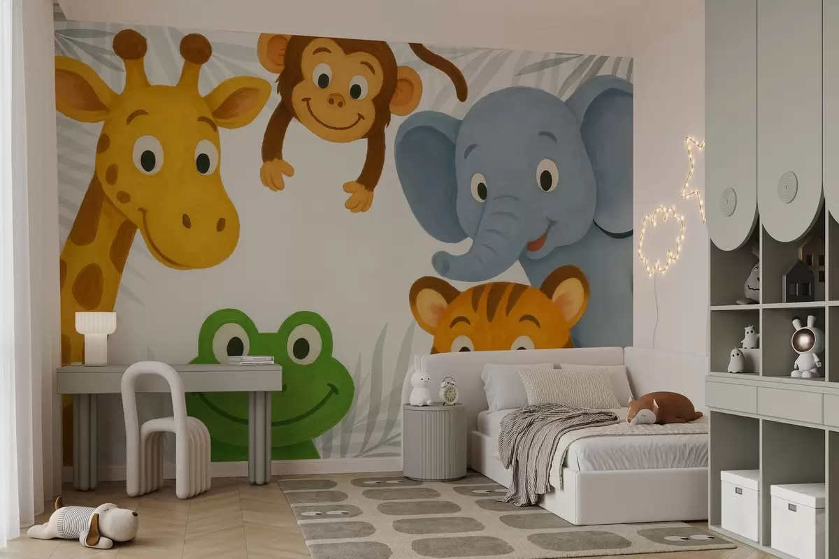 murales de pared Animales bonitos w03974