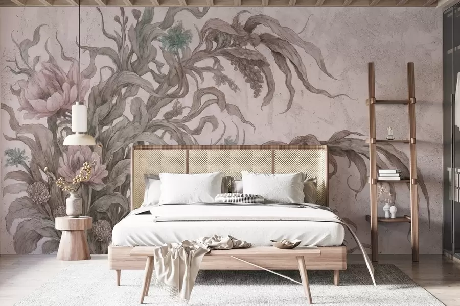 murales de pared Plantas surrealistas w03979v2