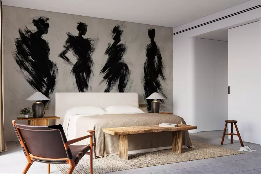 murales de pared Fantasía femenina w03981v1