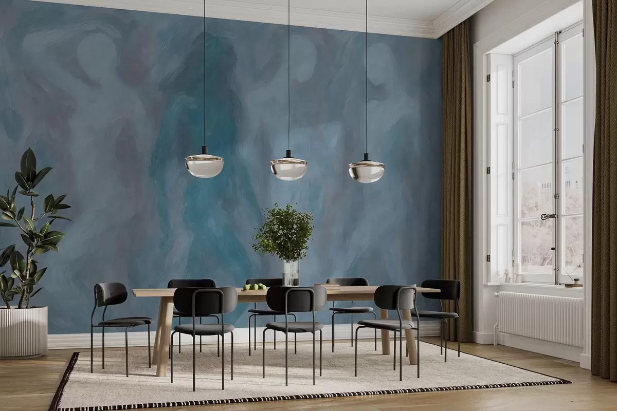 murales de pared siluetas abstractas w03982v1