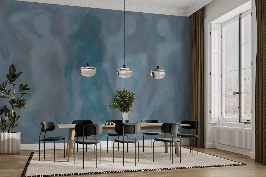 murales de pared siluetas abstractas w03982v1