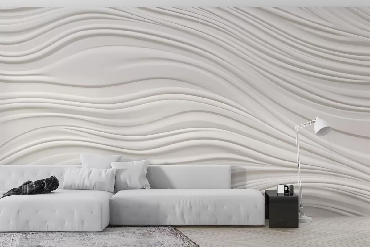 murales de pared Ondas volumétricas w03923