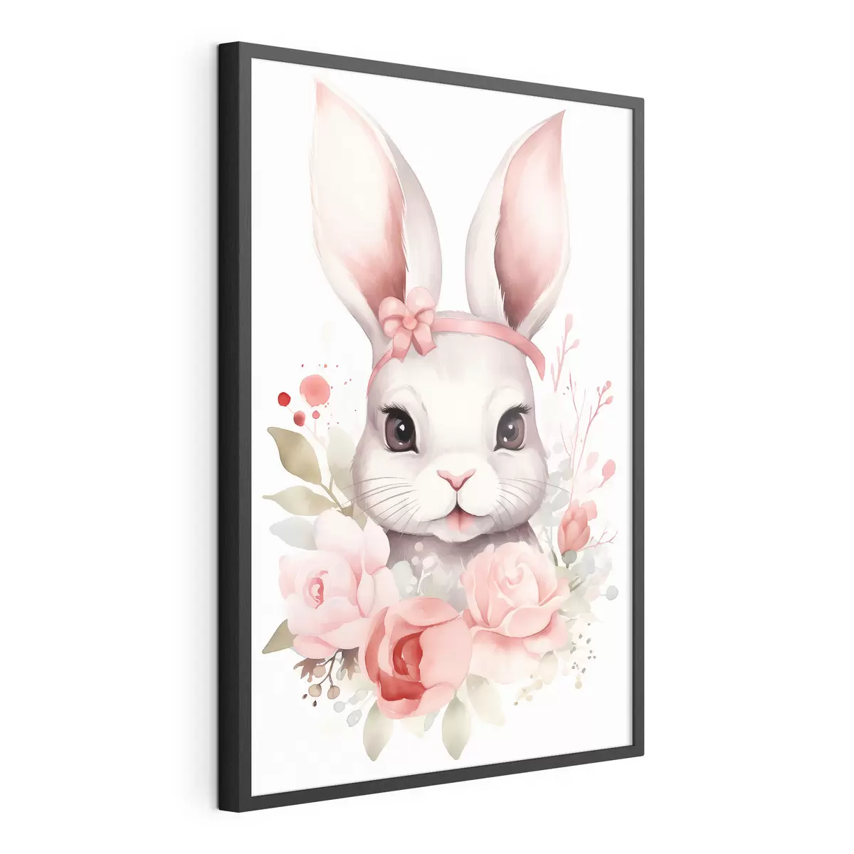 Poster Liebre de acuarela f44387