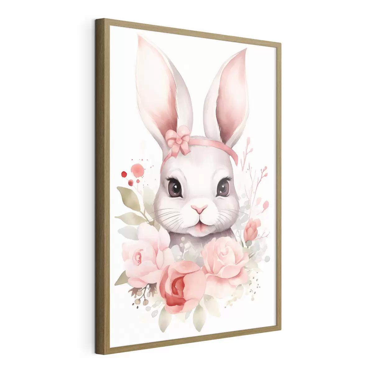 Poster Liebre de acuarela f44387
