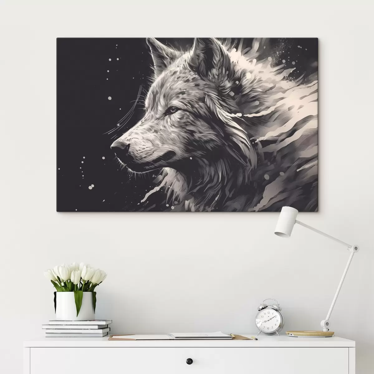 murales de pared Lobo s44271