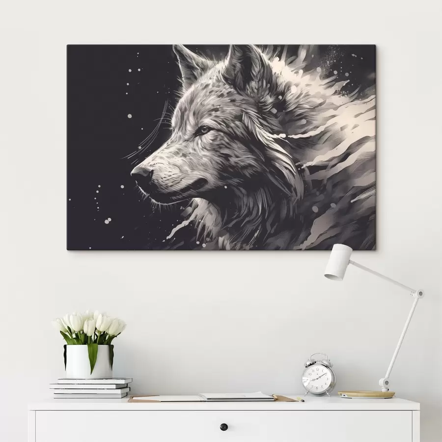 murales de pared Lobo s44271