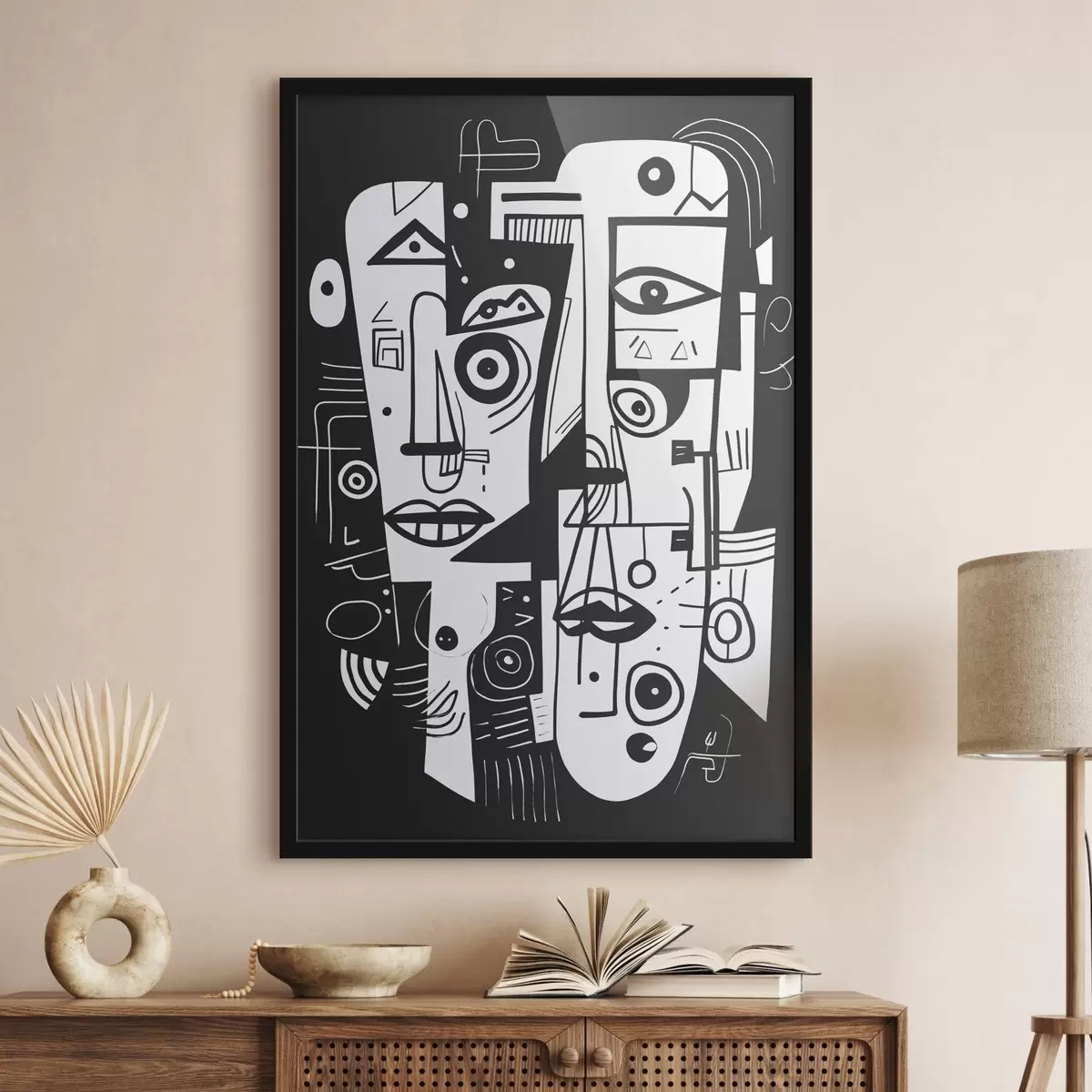 Poster Cara abstracta f44275