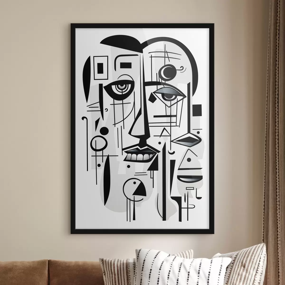 Poster Cara abstracta f44276