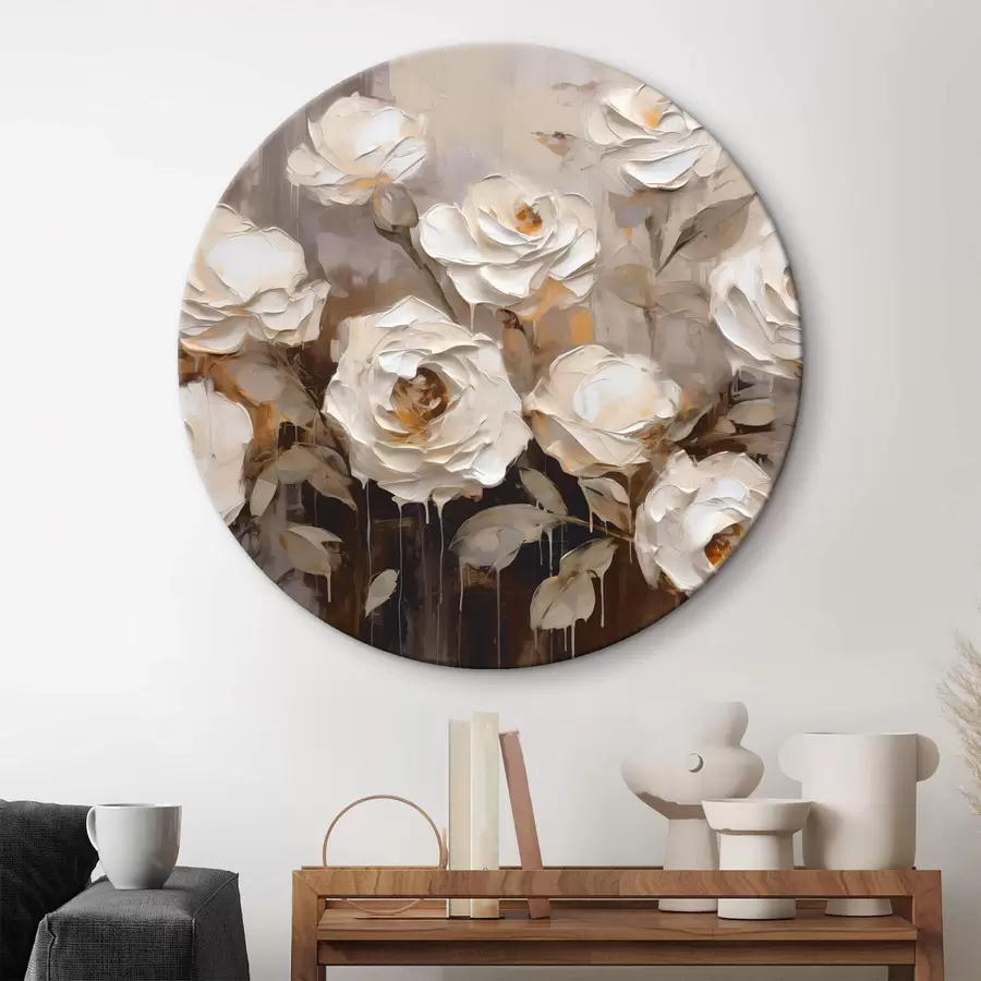 murales de pared Ramo de rosas abstracto r44364