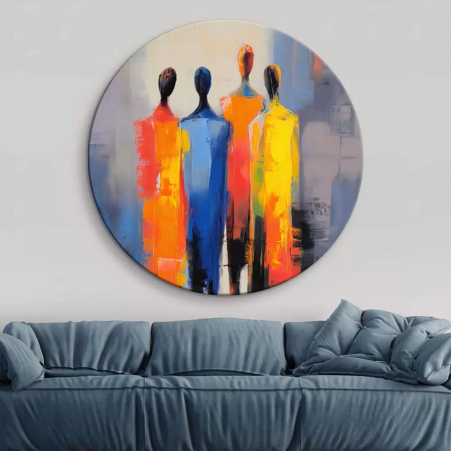 murales de pared Figuras humanas abstractas r44367