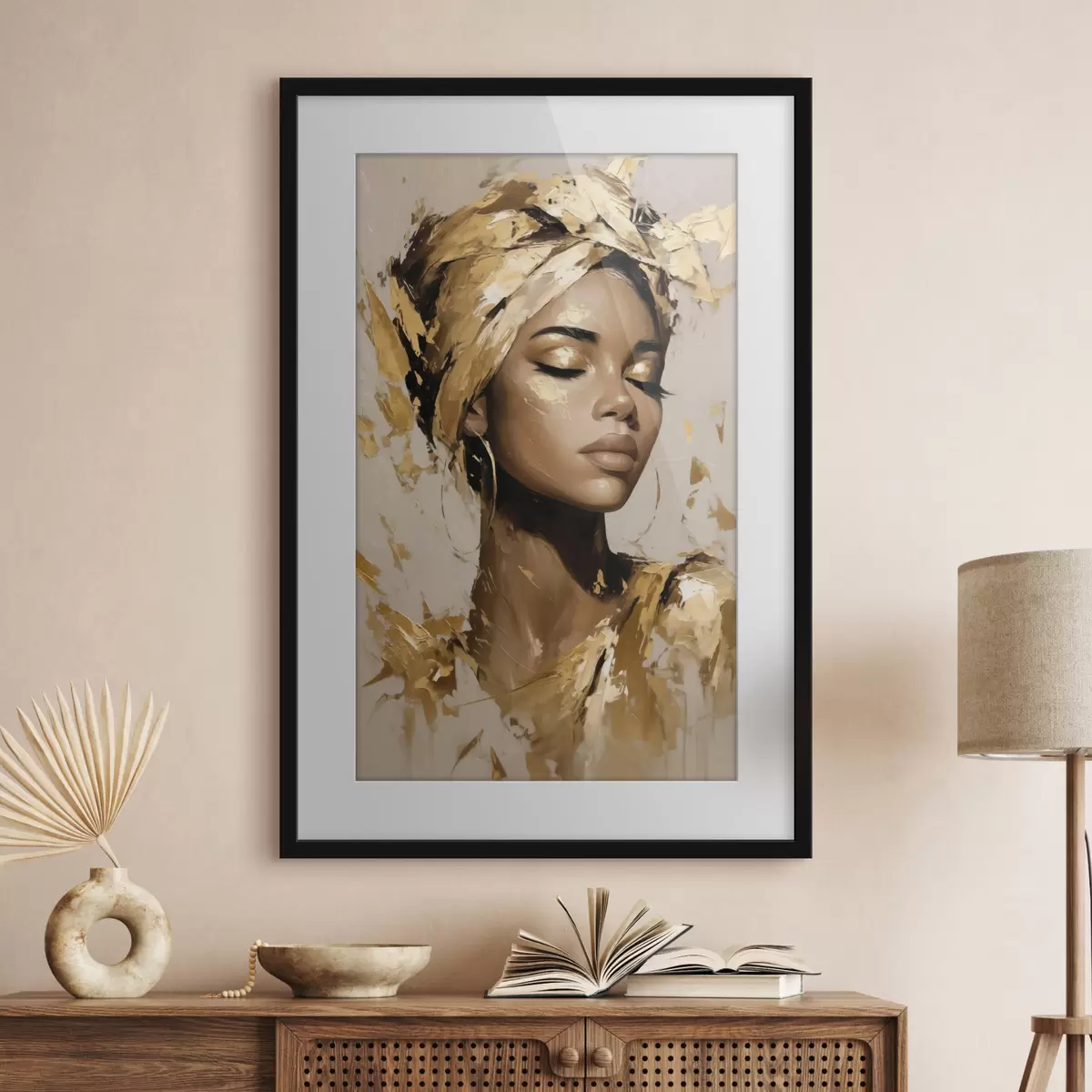 Poster Ensueño dorado f44368