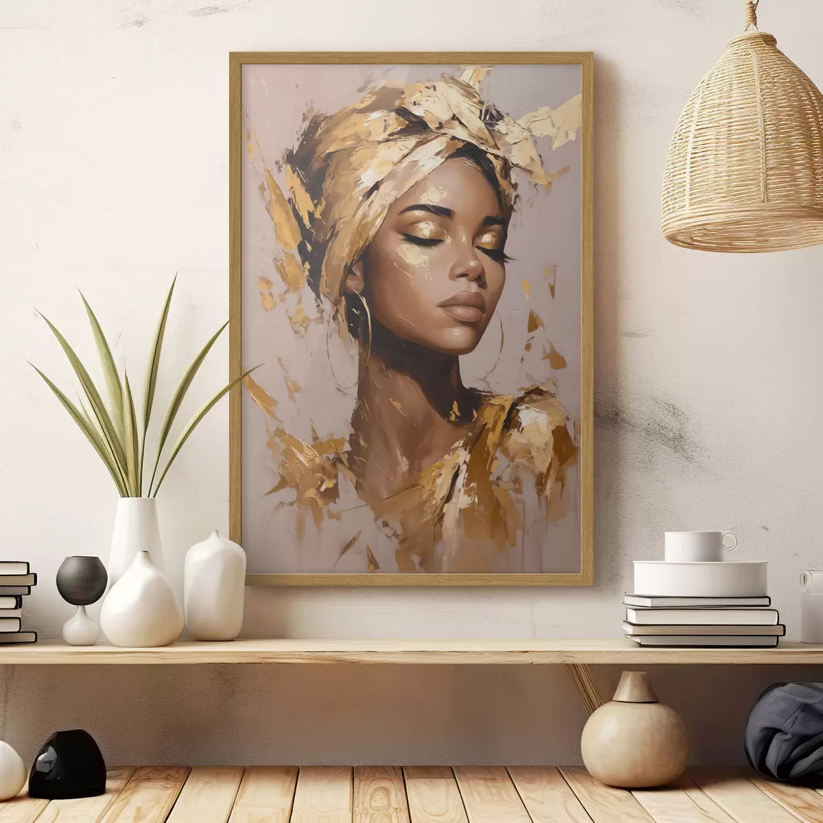 Poster Ensueño dorado f44368