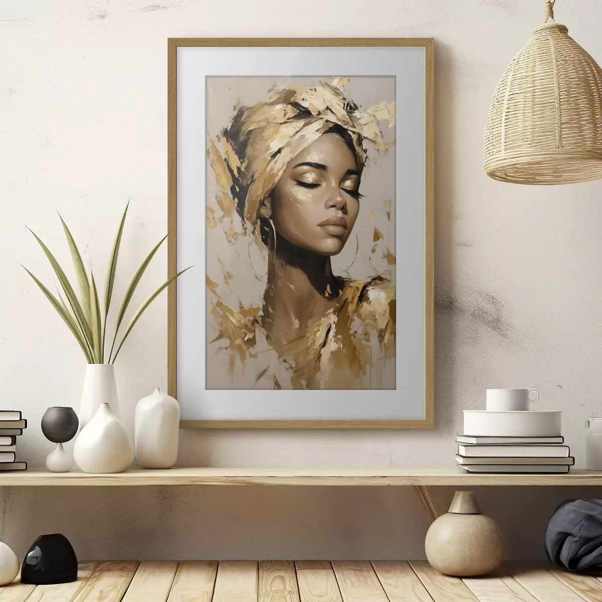 Poster Ensueño dorado f44368