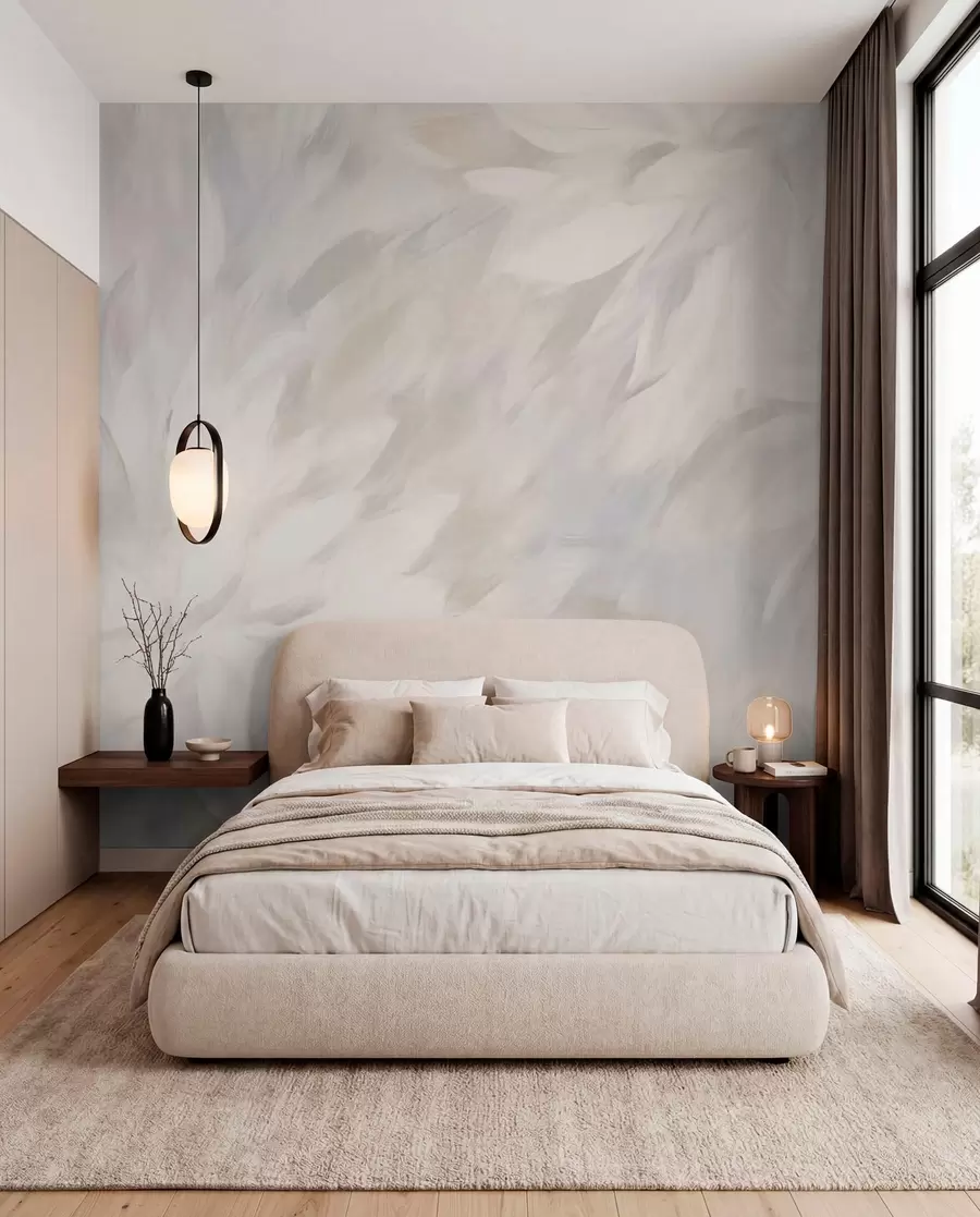 murales de pared Flores en estilo de trazos suaves w03986