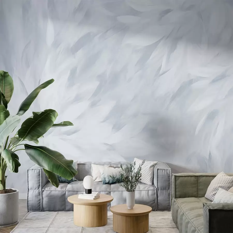 murales de pared Flores en estilo de trazos suaves w03986v3