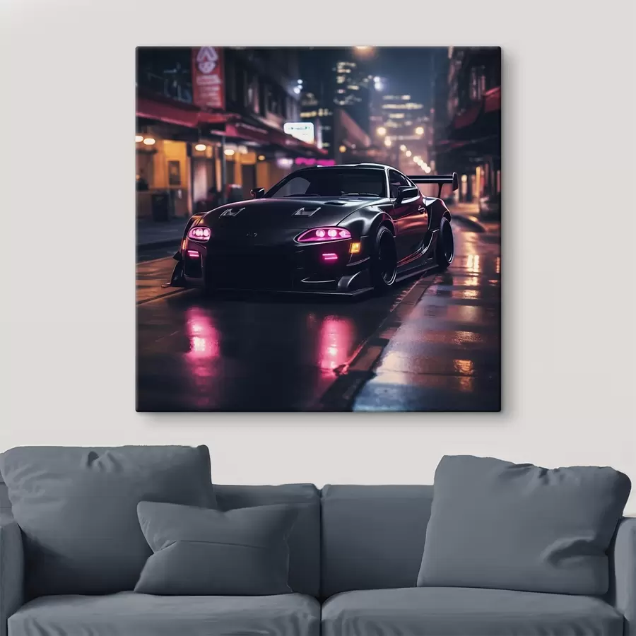 murales de pared Supra en luz de neón s44349